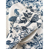 French Home Set of 4 Honeysuckle Napkins - Indigo