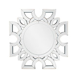 Eduina Symmetrical Cut Pattern Wall Mirror