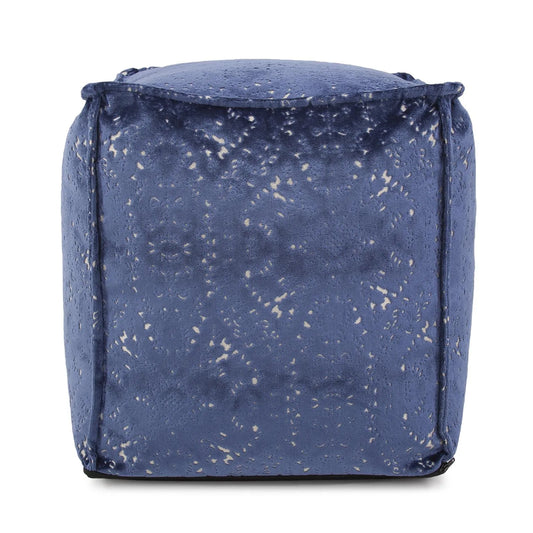 Square Pouf Pisani Sapphire