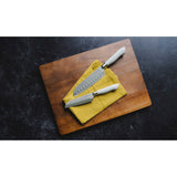 EcoCut 2 Piece Santoku Knife Set With Blade Guards, Grey