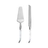Connoisseur Laguiole Cake & Pie Server Set Pearl White