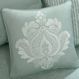6 Piece Reversible Cottage Daybed Cover Set, Seafoam