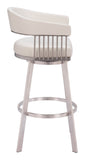Bantry Swivel Barstool White