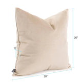 20 x 20 Pillow Bella Sand - Down Insert