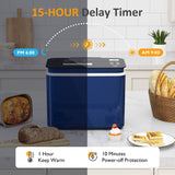 2.2lb Bread Maker Machine, 20 Programs Bread Maker