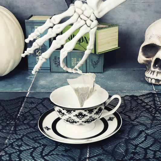 You've Been Poisoned Gothic Tea Cup & Saucer Set