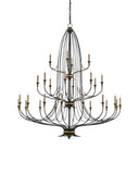 Folgate Grande Black Chandelier