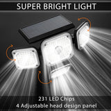 Moss & Stone 231 LED Solar Motion Sensor Lights