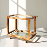Rectangle Entertainment Bar Cart