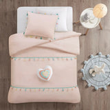 Wholesale Colorful Tassels Blush Kids Comforter Set