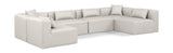 Cube - 6 Piece Modular Armless Sectional
