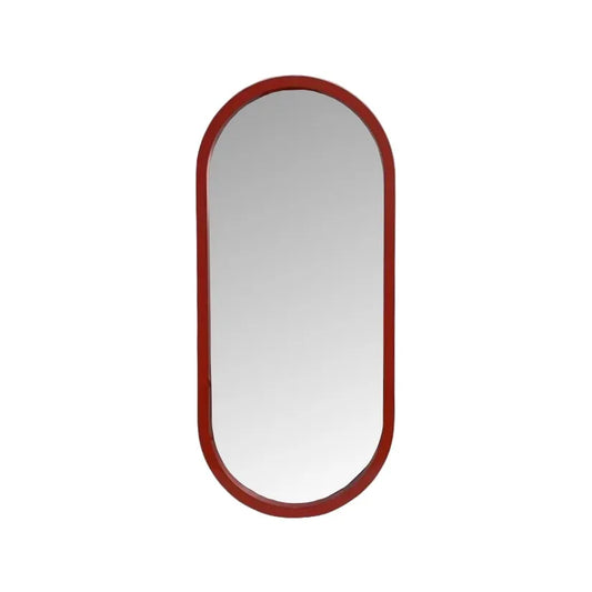 Osman Glossy Intense Rust Wall Mirror