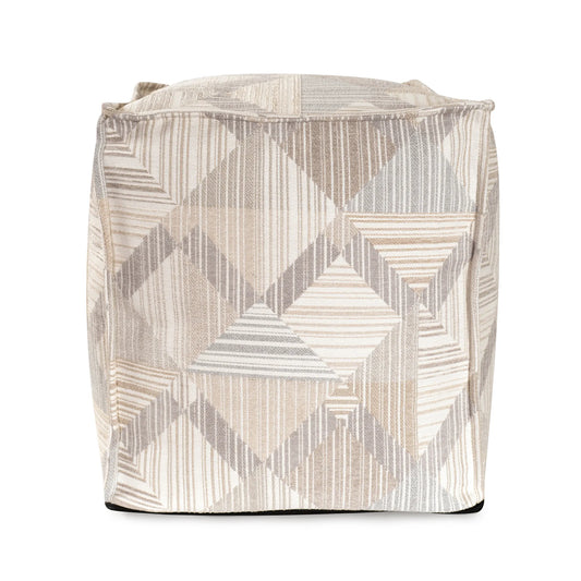 Prisma Natural Square Pouf