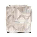 Prisma Natural Square Pouf