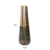 Golden Ore Torpedo Shape Vase