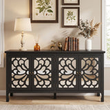 63'' Carved Sideboard Cabinet with Storage