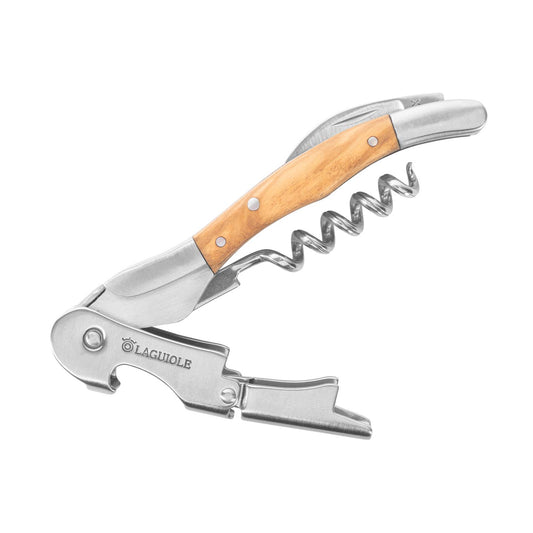 Au Nain Laguiole Sommelier Olive Wood Corkscrew