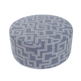 Indoor/Outdoor Universal Round Ottoman Syros Denim Cover Only