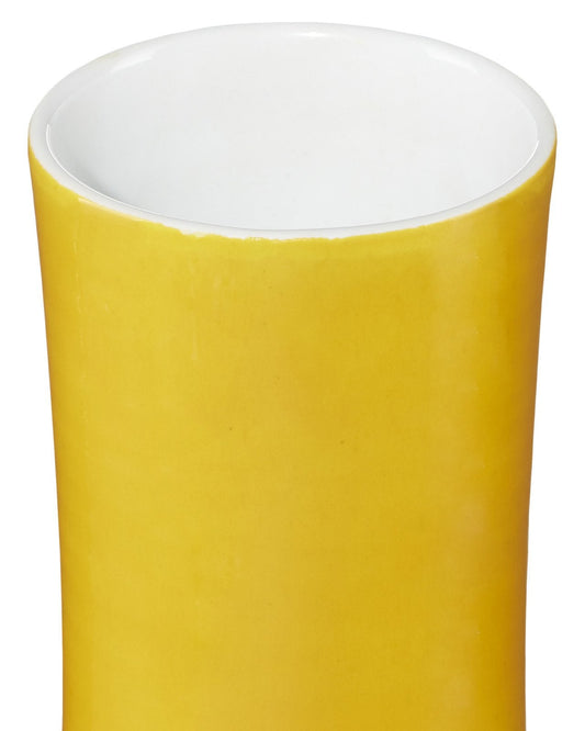 Imperial Yellow Long Neck Vase