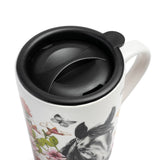 Blue Stallion Rocky Horse Travel Mug With Lid