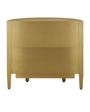 Auden Brass Demi-Lune Cabinet