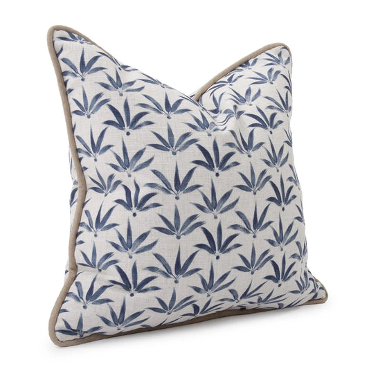 20 x 20 Pillow Hemp Indigo - Down Insert