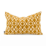 Rhombus Mustard 14x24 Down Filled Pillow