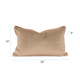 Qivuit Camel 14x22 Down Filled Pillow