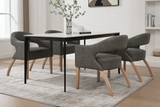 ALINO 25" Modern Barrel Chair