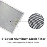 CIARRA Powerful Set: 30 Inch Wall Mount Range Hood + 30 Inch Built-In Induction Cooktop（CAS75206P+CABIH304B）