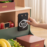 ROBUD Wooden Grocery Store Playset - Starlight Makrket Stall