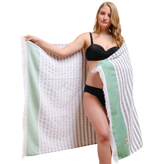 4 Pack Turkish Peshtemal Beach Towels Cotton 35x60