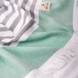 4 Packed Terry Peshtemal and Premium Beach Towel, Mediterranean Cotton Turkish Peshtemals, 35" x 60",  Modern & Traditional Turkish Bath Towels