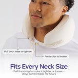 Mellow x AVIO Travel Neck Pillow Creme