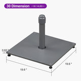 PURPLE LEAF Market Umbrella Table Umbrella Base ZY04BS-ATGB