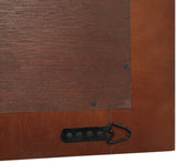 Monad Glass Contemporary Mirror - Elegant Birch Wood Design, Perfect for Any Room or Vanity Setup