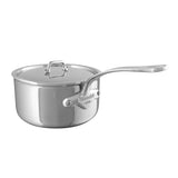 Mauviel M'URBAN 4 Tri-Ply Sauce Pan With Lid, Cast Stainless Steel Handle
