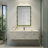 Willow Scalloped Mirror Green