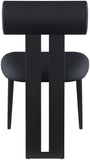 Dario - Faux Leather Dining Chair With Black Frame (Set of 2)