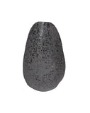Chiseled Texture Black Iron Elongated Tray- Large