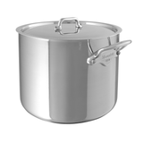 Mauviel M'URBAN 4 Tri-Ply Stockpot With Lid, Cast Stainless Steel Handles, 6.2-Qt