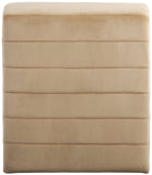 Ivy Velvet Accent Chair - Stylish Curved Design with Channel Tufting for Ultimate Comfort and Relaxation