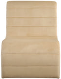 Ivy Velvet Accent Chair - Stylish Curved Design with Channel Tufting for Ultimate Comfort and Relaxation