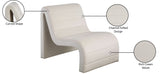 Ivy Velvet Accent Chair - Stylish Curved Design with Channel Tufting for Ultimate Comfort and Relaxation