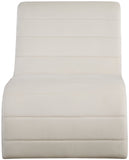 Ivy Velvet Accent Chair - Stylish Curved Design with Channel Tufting for Ultimate Comfort and Relaxation