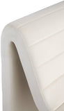 Ivy Velvet Accent Chair - Stylish Curved Design with Channel Tufting for Ultimate Comfort and Relaxation