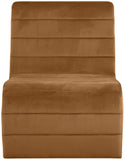 Ivy Velvet Accent Chair - Stylish Curved Design with Channel Tufting for Ultimate Comfort and Relaxation