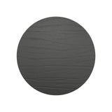Strata Leather Black Placemat - Round 13"- Set of 4