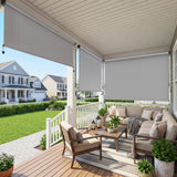 10' W X 8' H Outdoor Roller Shade with 95% Uv Protection