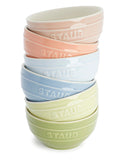 Staub Ceramic 6-pc 4.75-inch Small Universal Bowl Macaron Pastel Colors